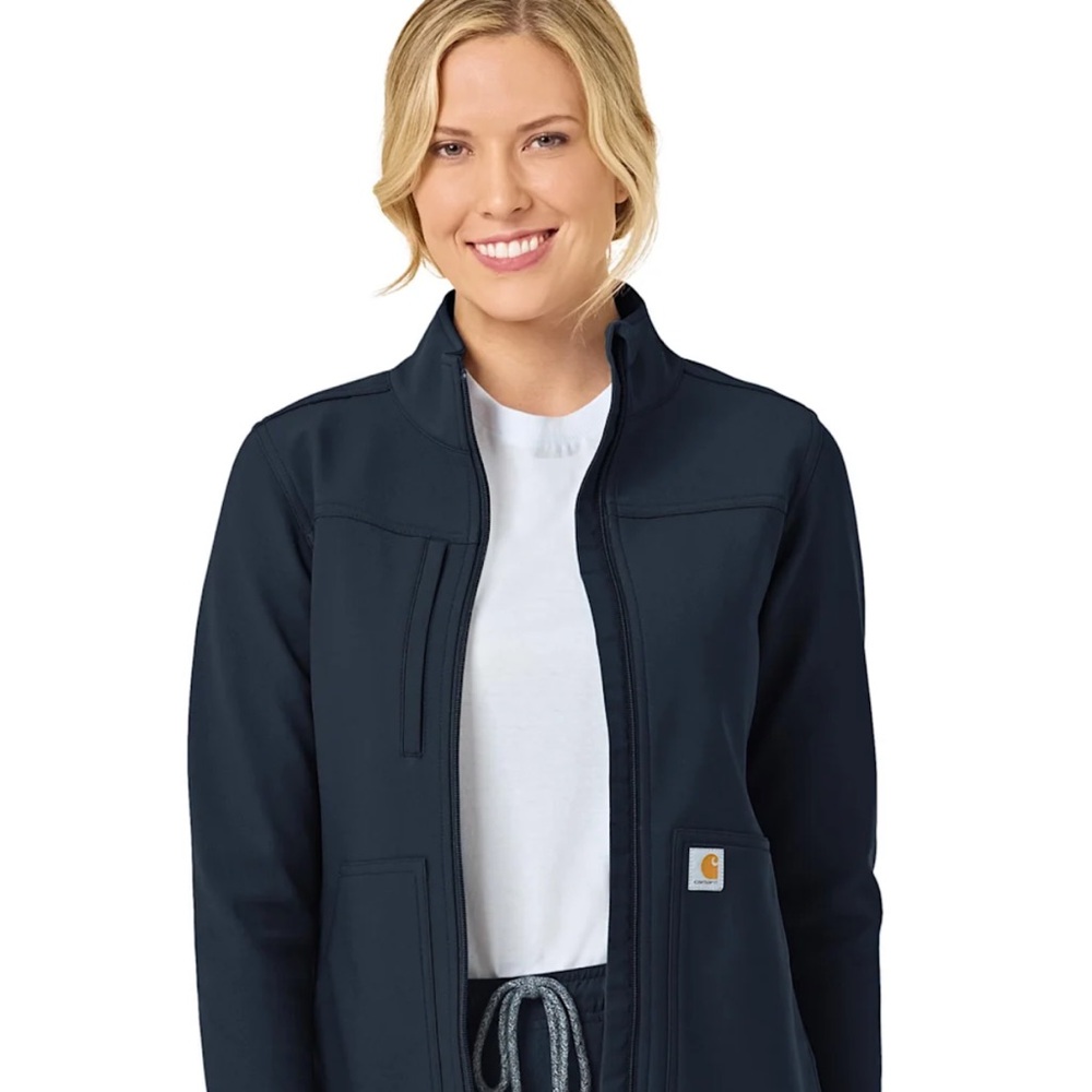 Carhartt Women's Navy scrub Jacket